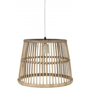 Lampe m/bambusskærm