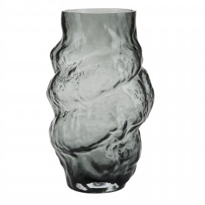 Vase m/form - grå